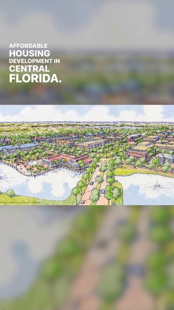🏠 80 acres of new affordable housing coming from Disney! 1300+ units in this new community near Flamingo Crossings.