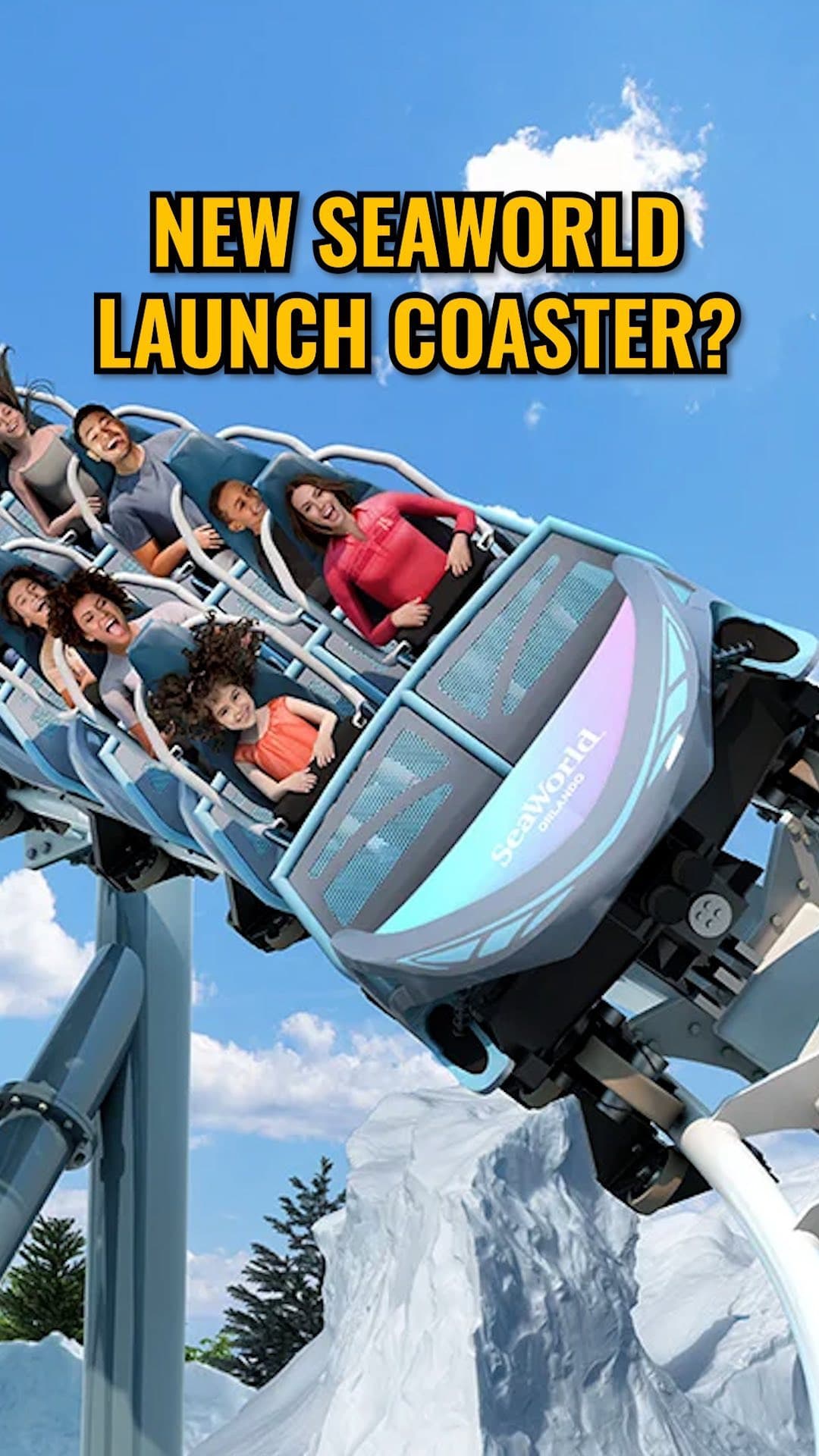 🐧❄️ @seaworldorlando invited us to checkout there newest launch coaster, Penguin Trek! This family coaster goes up to…