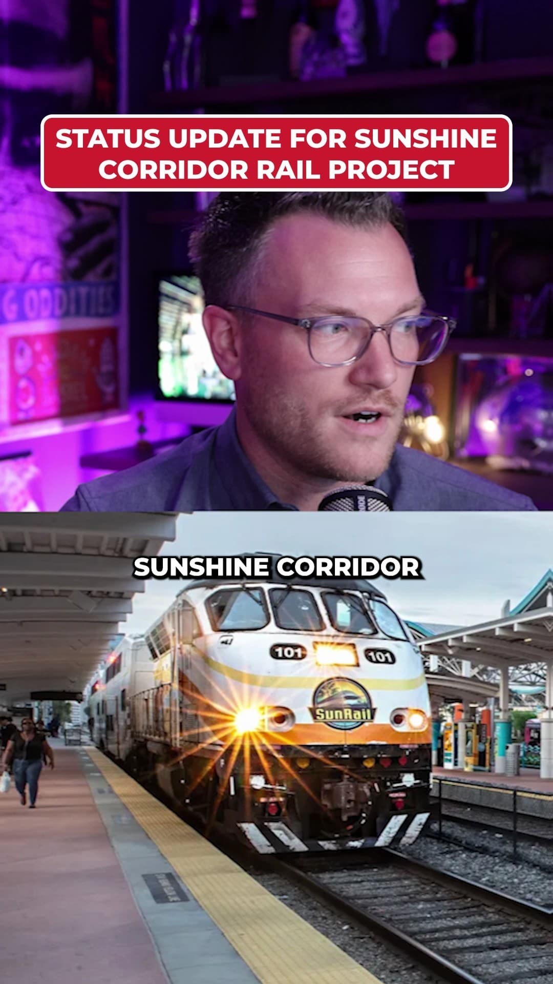 🚆 ☀️ The Sunshine Corridor project isn’t fully funded yet, but it just took a key first step. A $6 million study is…