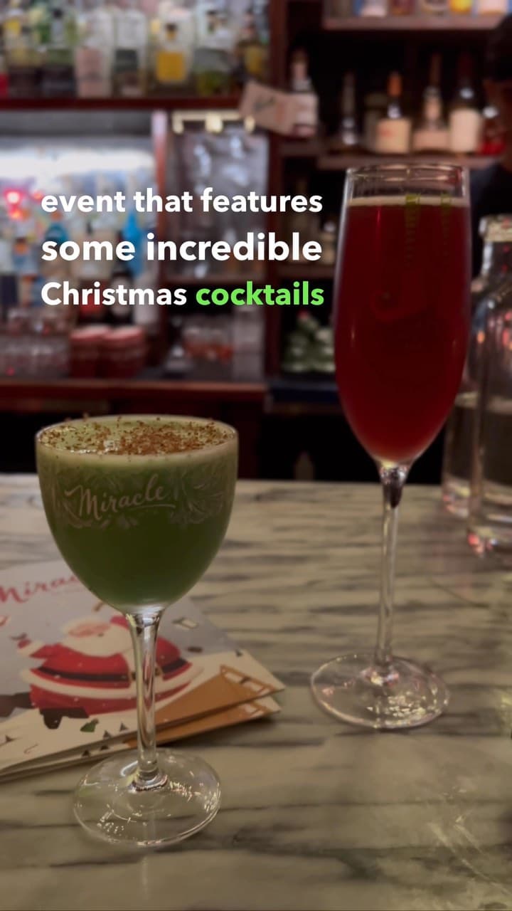 🍹🎄Time to get in the Christmas spirit with Miracle on Orange at @thecourtesy ! Have delicious snacks and drinks while…