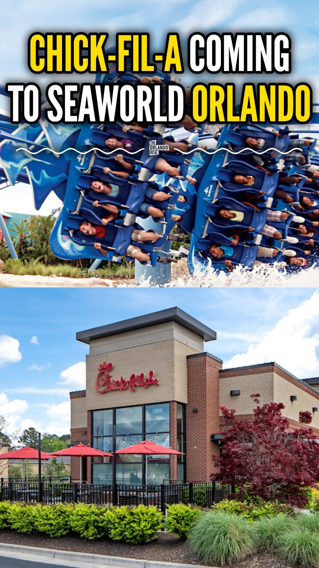 Chick-fil-A is coming to SeaWorld Orlando! The iconic chicken sandwich will be available for the first time ever at an…