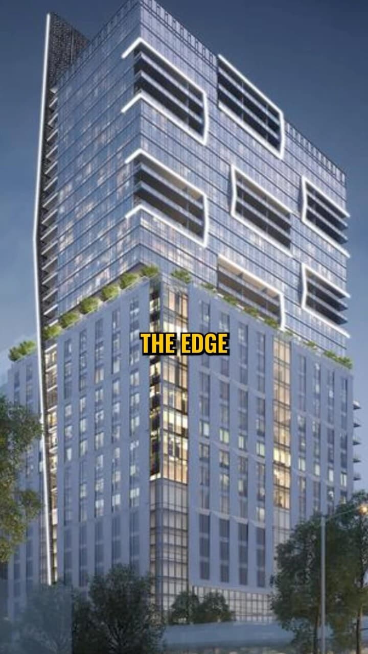 🏗️🏢 The Edge is a massive 34 story mixed use tower coming up downtown next to the Truist building. The building will…