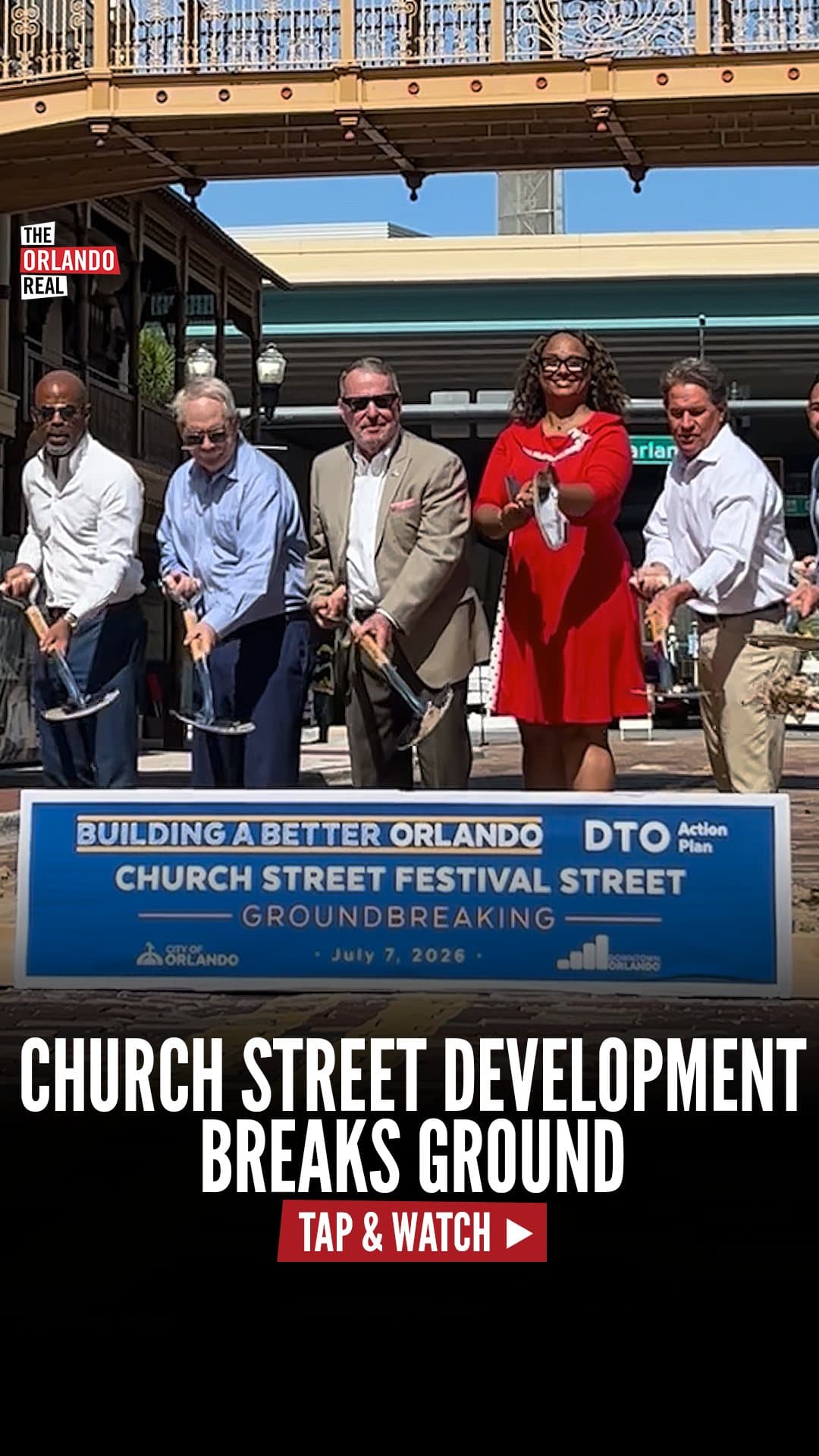 Orlando has officially broken ground on the Church Street redesign 🏙️ Comment STORY or head to our link in bio for all…