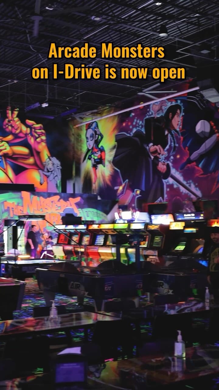 🕹️🍺 Looking for the largest arcade bar in Florida?! Arcade Monsters on I-Drive is open and serving up, food, drinks,…