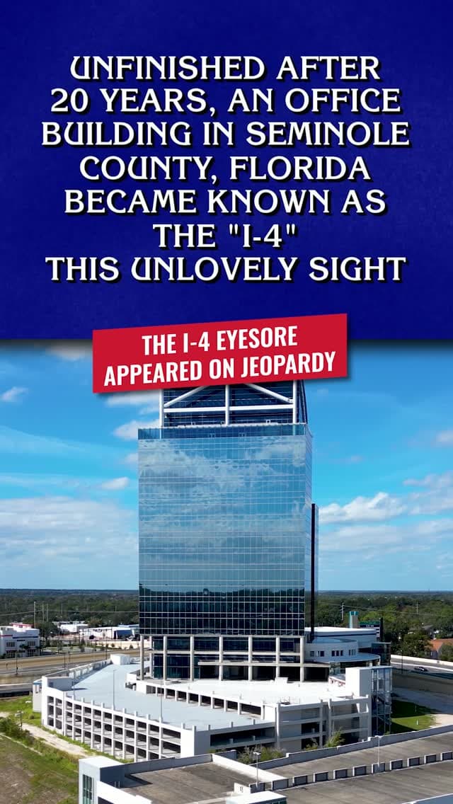 "What is eyesore?" We all knew that. 😂 The I-4 Eyesore made its claim to fame on Jeoaprdy this week. What do you think…