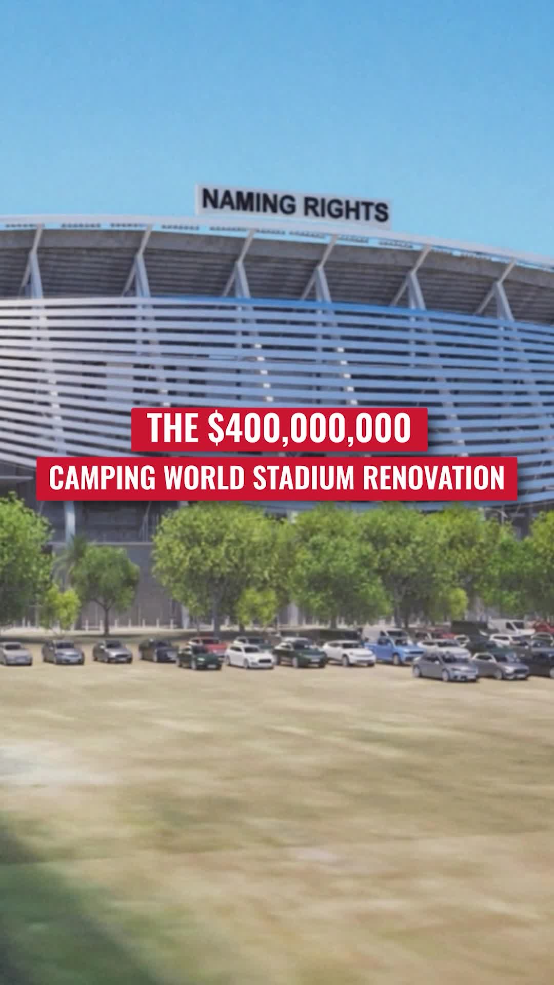 The $400M Camping World Stadium Renovation is underway! Read the blog at our LINK IN BIO!